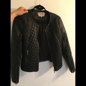 Zara faux leather jacket